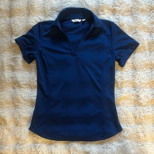 Women's Navy Lady Hagen Golf Polo - size xs